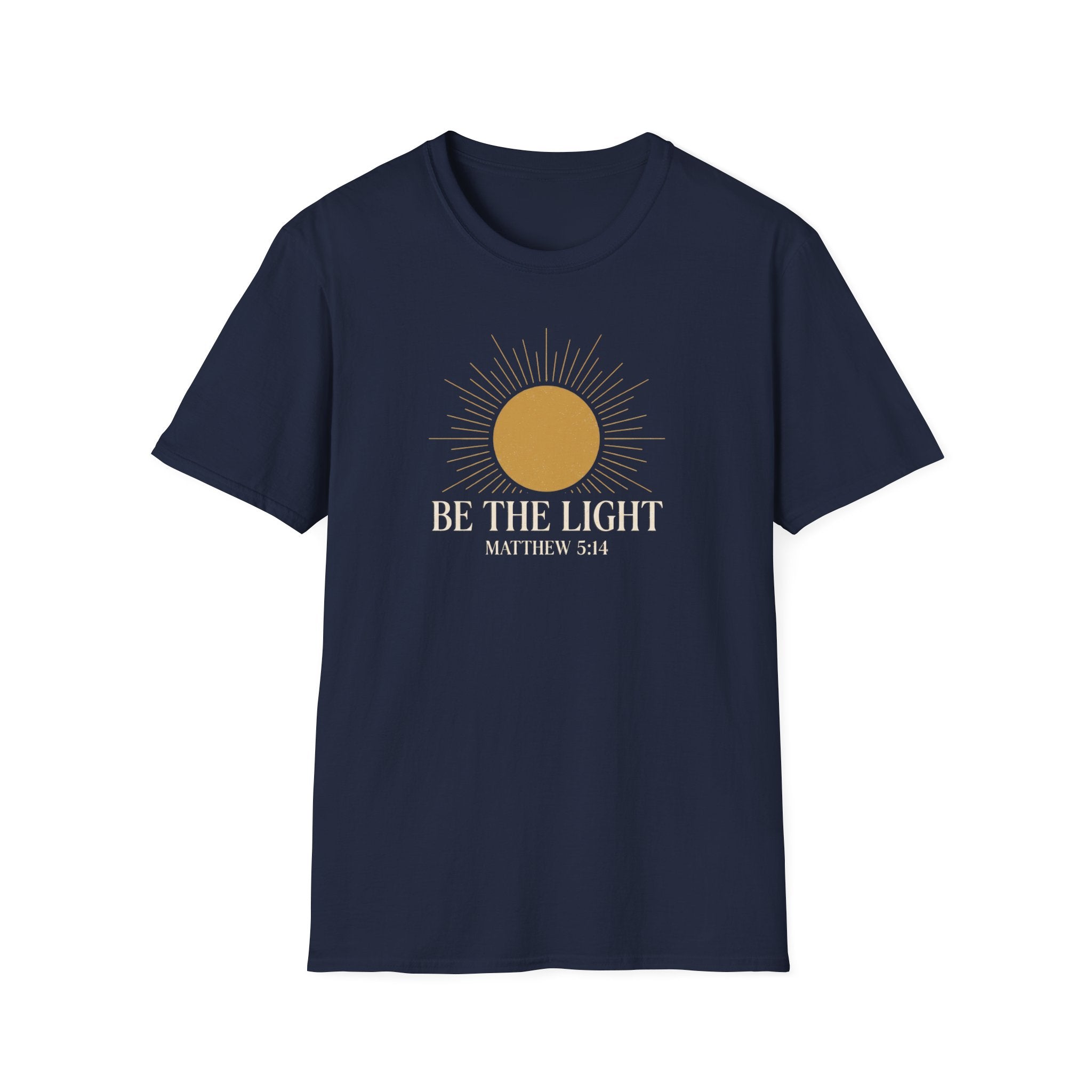 Be the Light T-Shirt — Matthew 5:14 Christian Inspirational Tee