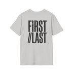 First // Last Graphic T‑Shirt