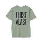 First // Last Graphic T‑Shirt