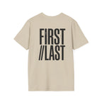 First // Last Graphic T‑Shirt