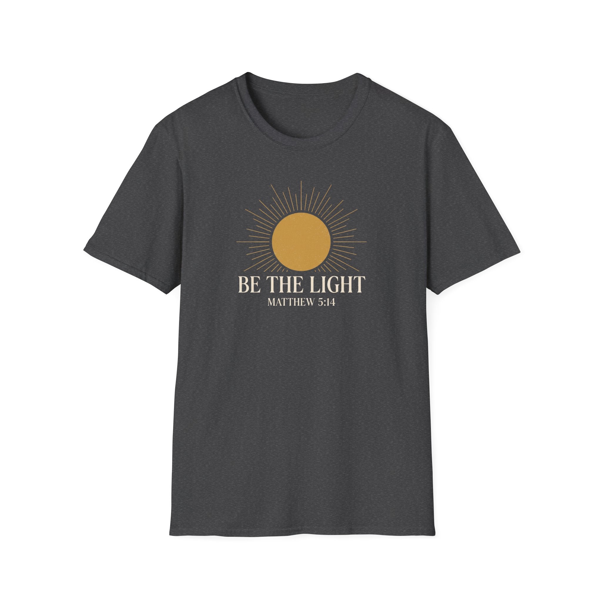 Be the Light T-Shirt — Matthew 5:14 Christian Inspirational Tee