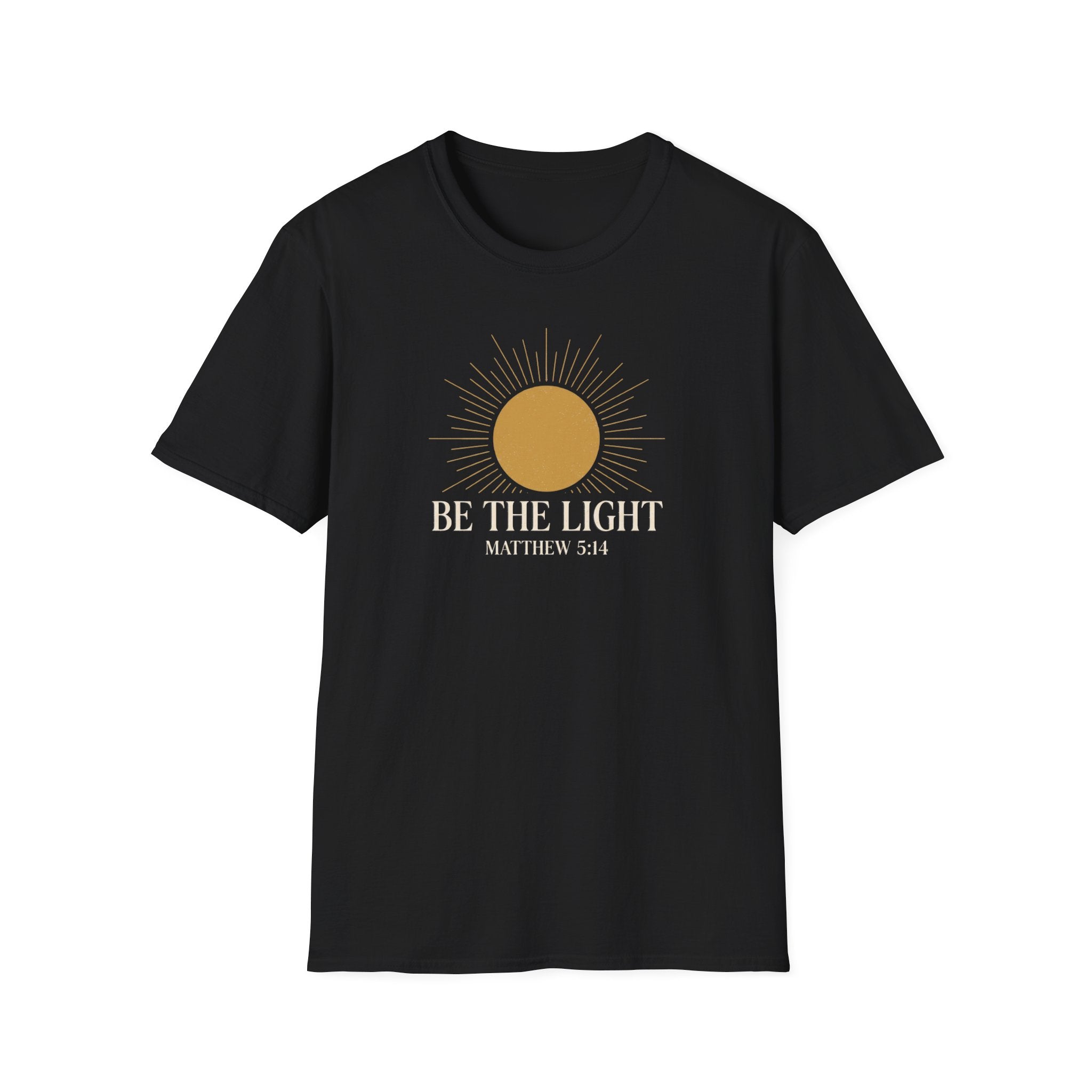 Be the Light T-Shirt — Matthew 5:14 Christian Inspirational Tee