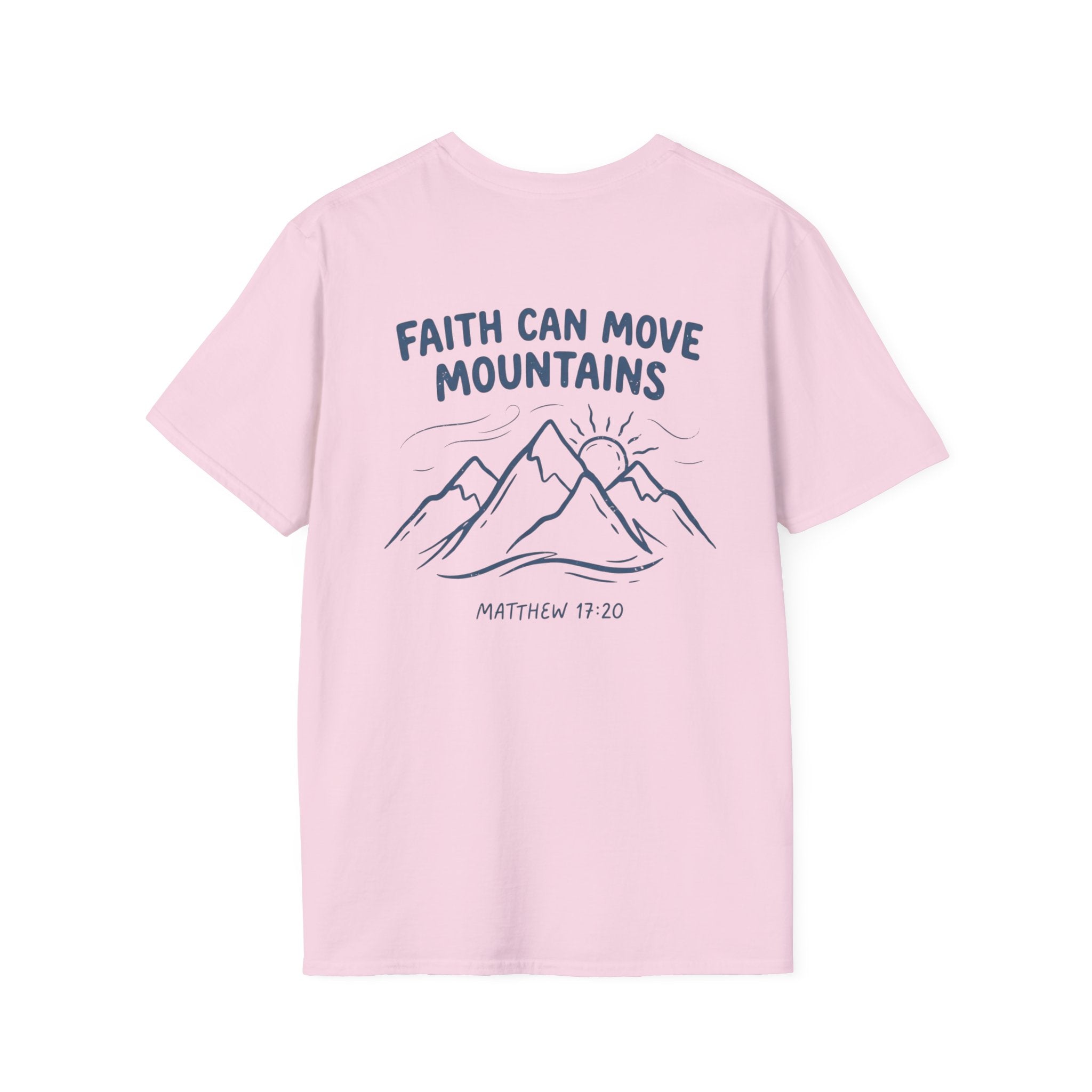 "Faith can move Mountains" Christian Tee